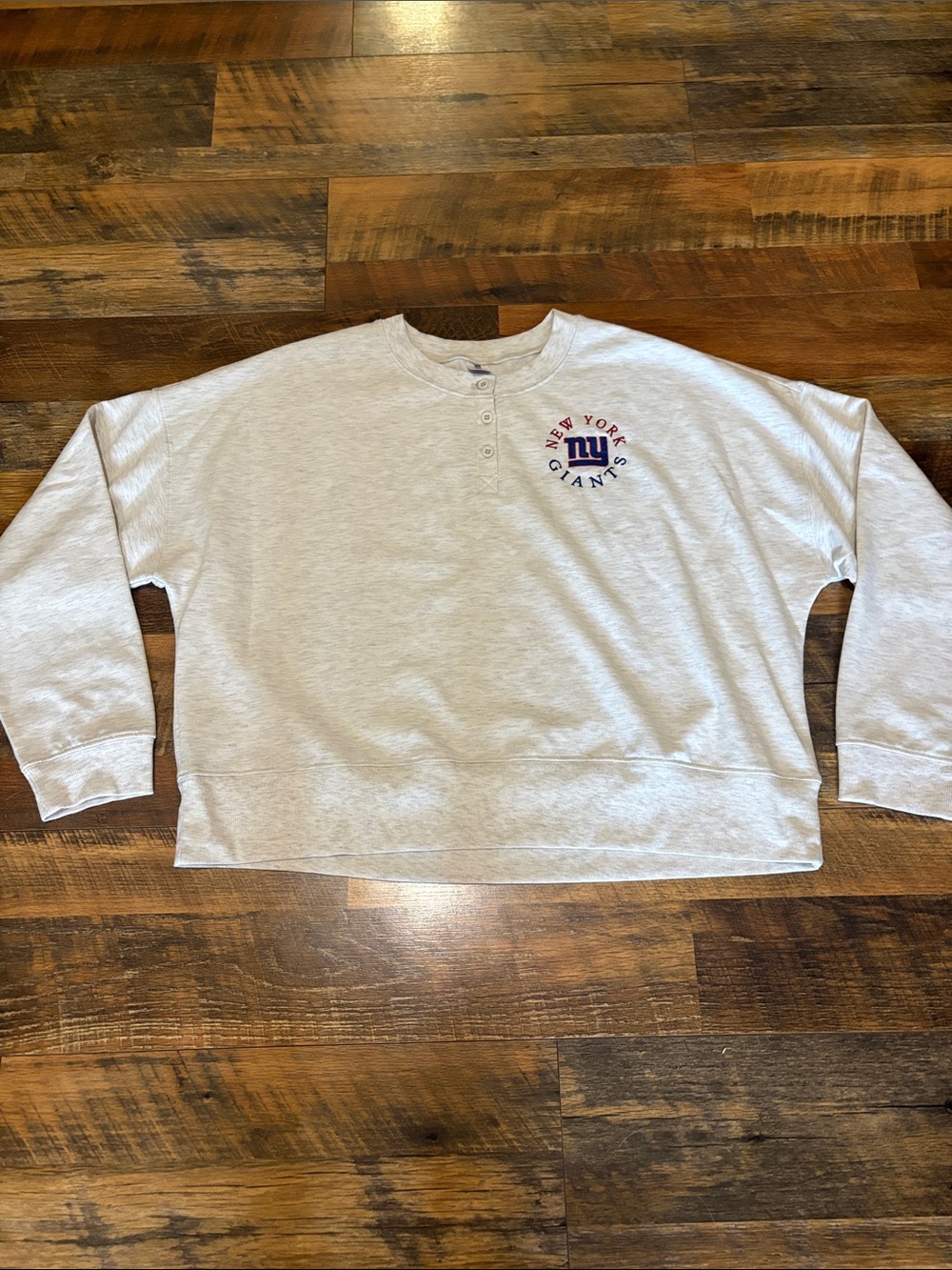 NFL New York Giants Team Apparel Womens Crewneck